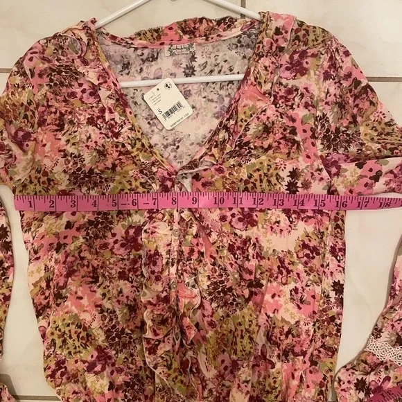 NWT Womens intimately by free people size small bodysuit floral spring vibes - Picture 10 of 16